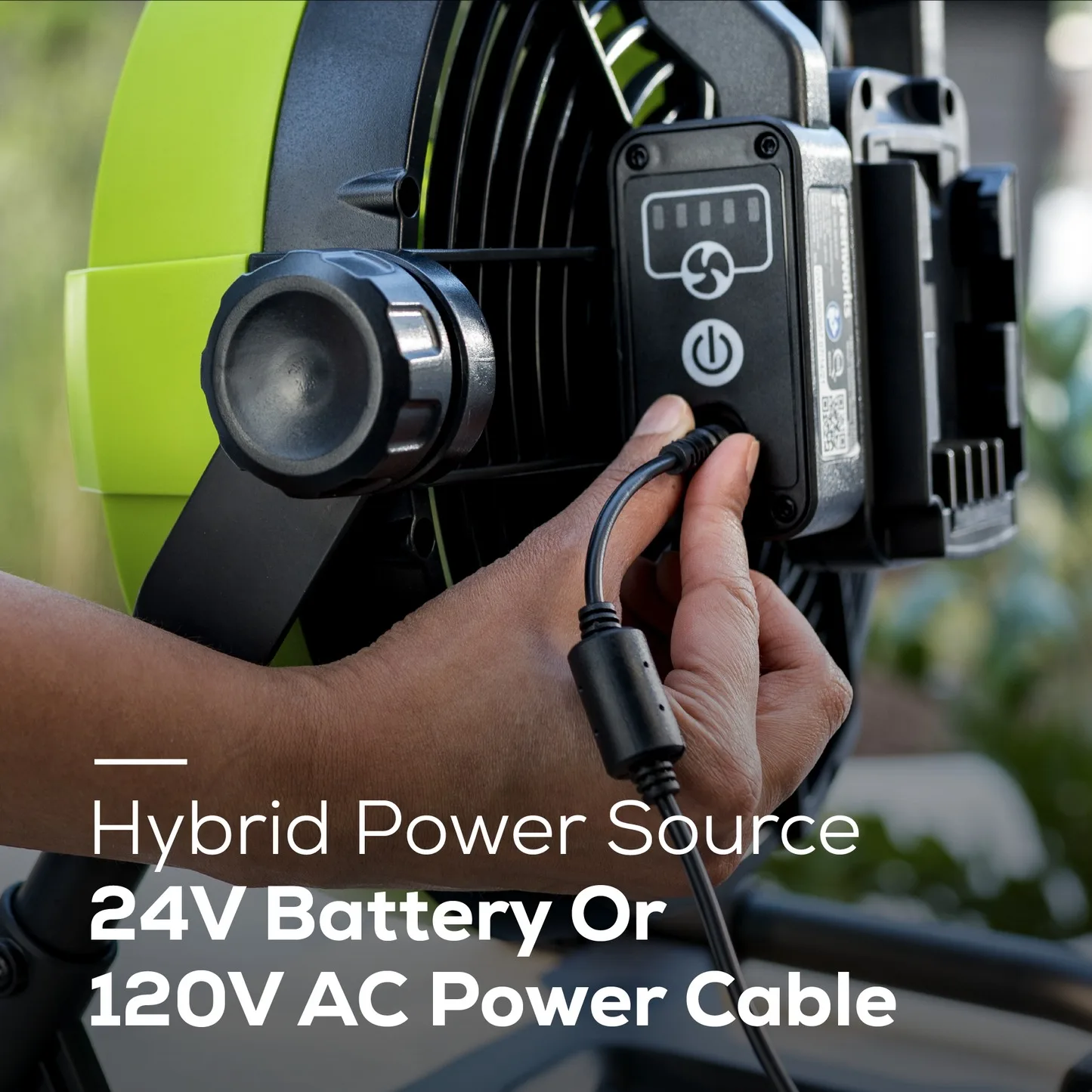 Greenworks 24V Cordless Battery Fan