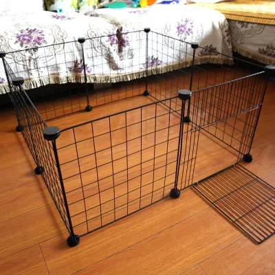 pet diy cage metal diy panel pet cage fence dogs rabbits cats iron