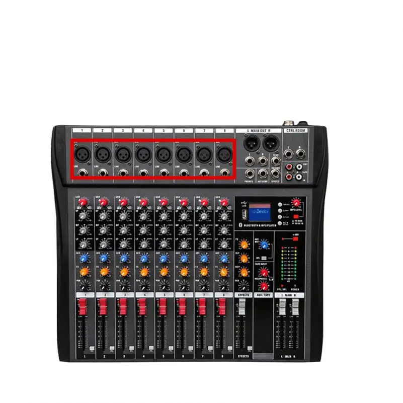 Профессиональный цифровой профессиональный микшер для аудио и видео