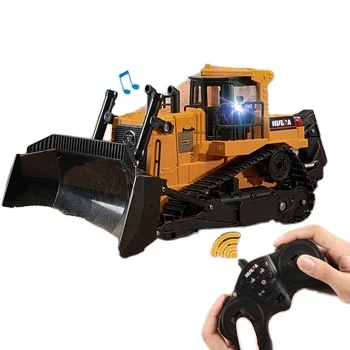 1/16 Scale 11CH Huina 1554 Radio Control Bulldozer 8+ Year Old Car Model Toy