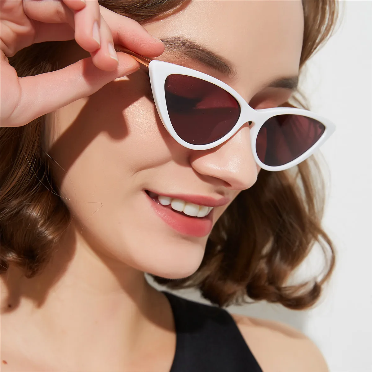 
Fashion Multicolor Designer Authentic Design Your Own Party Retro Personalized Luxury Cat Eye Sunglasses Vintage Shades Sun Glas 