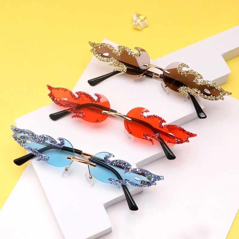 Очки солнцезащитные очки без оправы