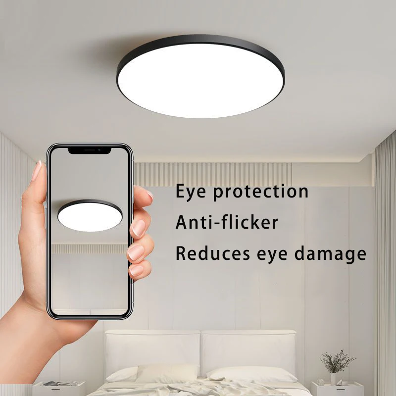 Modern Dimmable 3 Color Surface Mounted Bedroom Living Room Home Lighting Round Ceiling Light,Led Ceiling Lamp,Led Ceiling Light