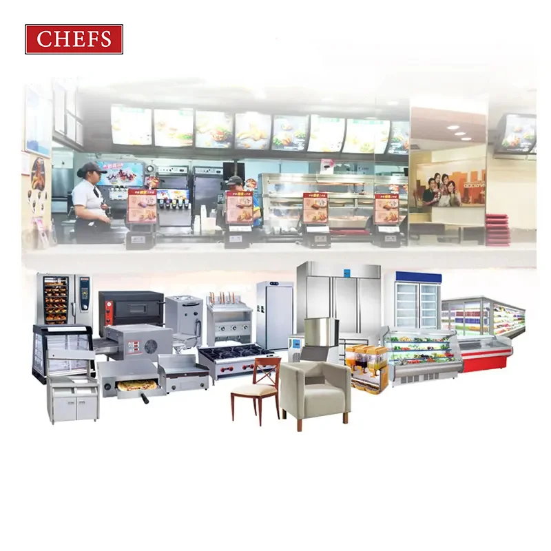 Restaurant supplies kitchen equipment  full set fast food restaurant equipment supply fast food equipment
