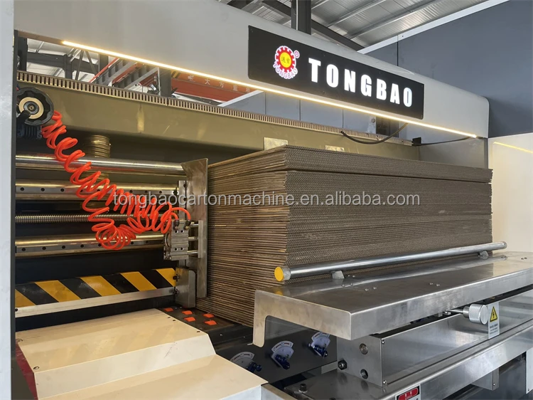 Corrugated Cardboard Food Pizza Box Slotter Die Cutter Flexo Printing Machine