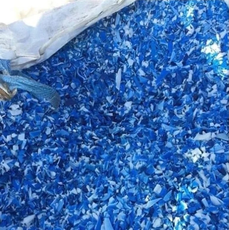 Injection plastic scrap Regrind HDPE mix color Polyester low density polyethylene stronger intermolecular forces bottles plastic
