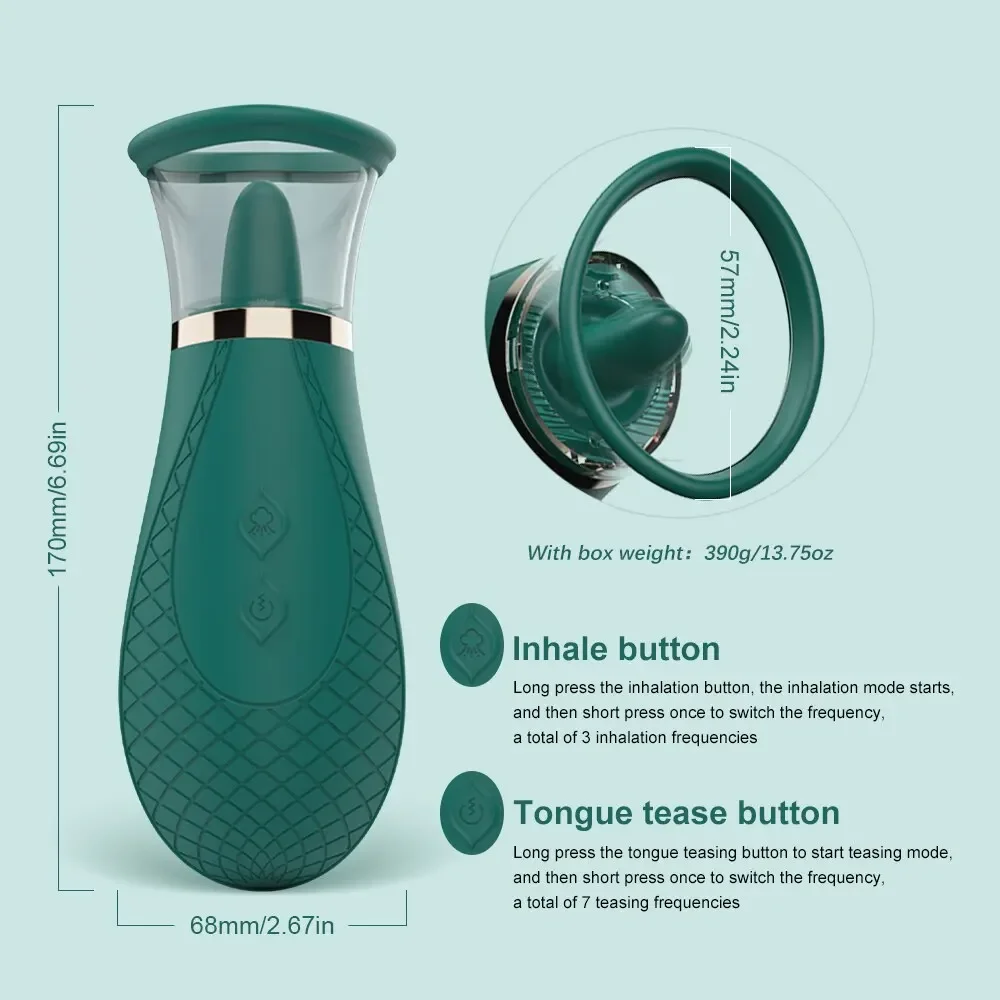 Hot Sale Clitoral Sucking Vibrator Sex Toys for Women Licking Clitoris Stimulator G Spot Vagina Sucker Shopping 18 Lover Gift