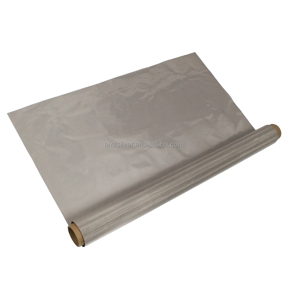 BLOCK EMF Nickel Copper Mesh Gauze Tulle Type Fabric Shielding RFID Reducing EMI EMF Conductive fabric