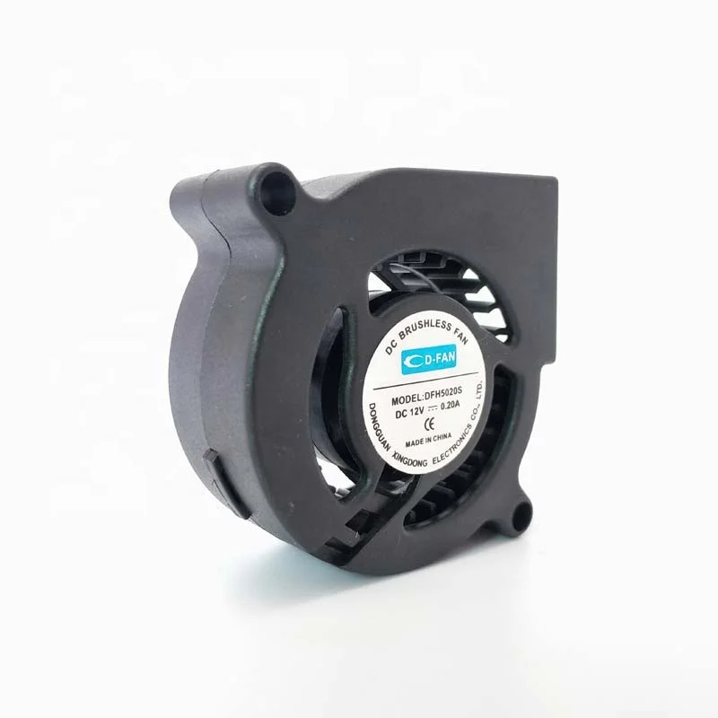high speed 50mm 5v 5020 5000RPM blower fan 12v dc centrifugal cooling fan