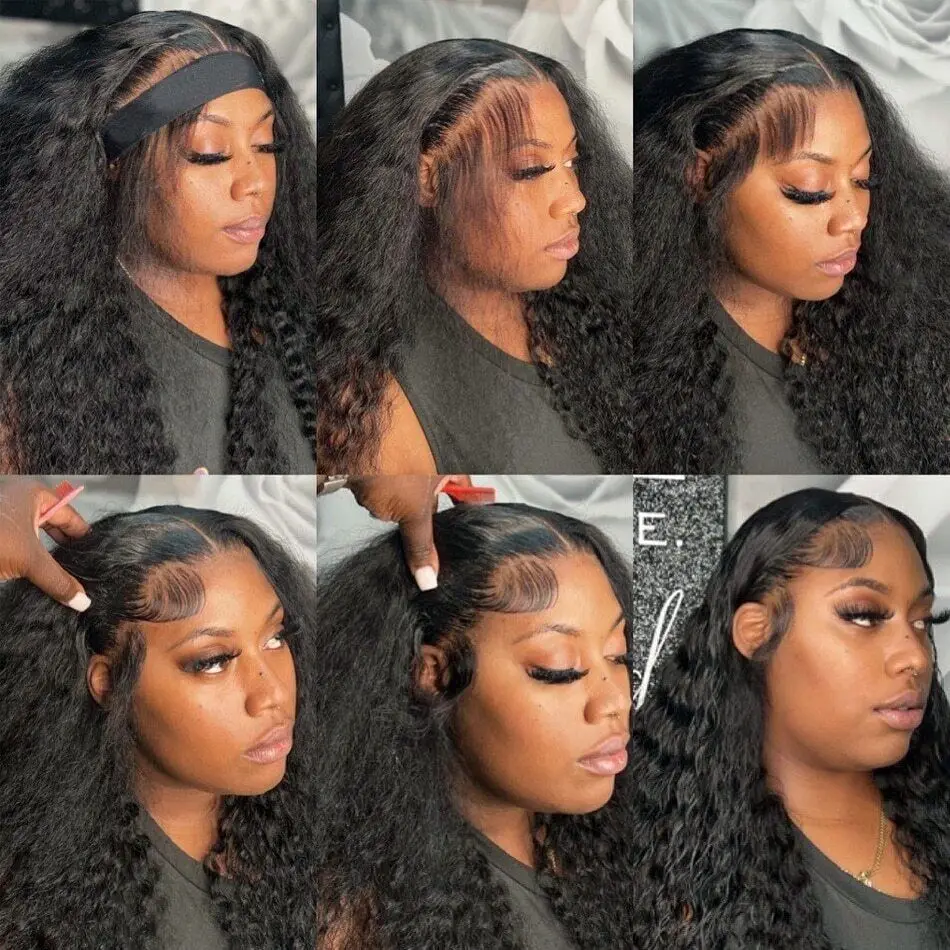 wigs wholesale bulk sale vietnam hd transparent swiss lace net in yard,Cheap ready to wear 40 inches glueless human 360 wigs