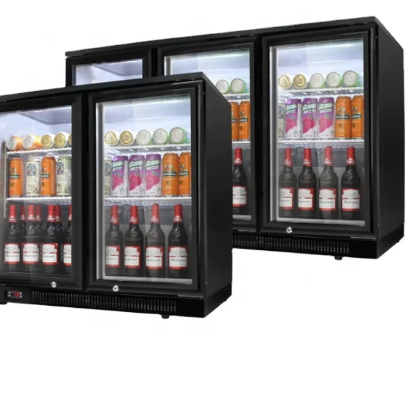 Beer Bar Cooler Display Beverage Refrigerator Showcase Beer Can Fridge