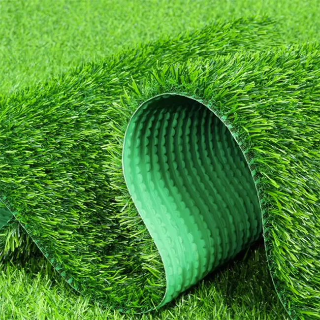 Malaysia Wholesales Artificial Grass 30mm Green and Yellow Outdoor Synthetic Grass
