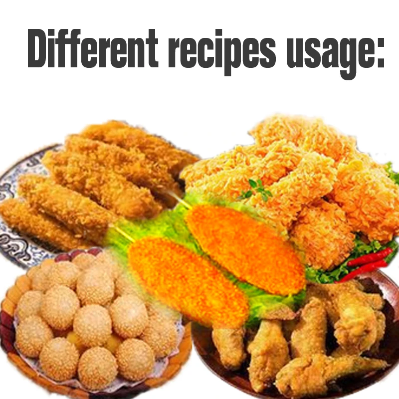Японский OEM 1 кг/10 кг белая/желтая макетная крошка panko
