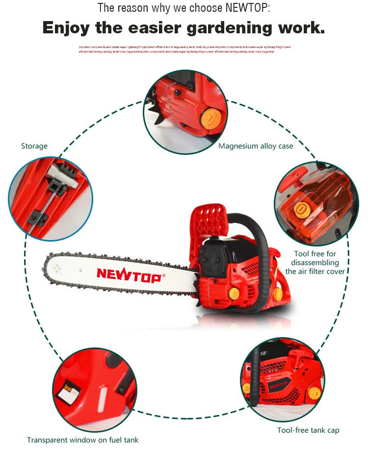 Gasoline Chainsaw MS180 32CC 2 Stroke Petrol Chainsaw For Sale