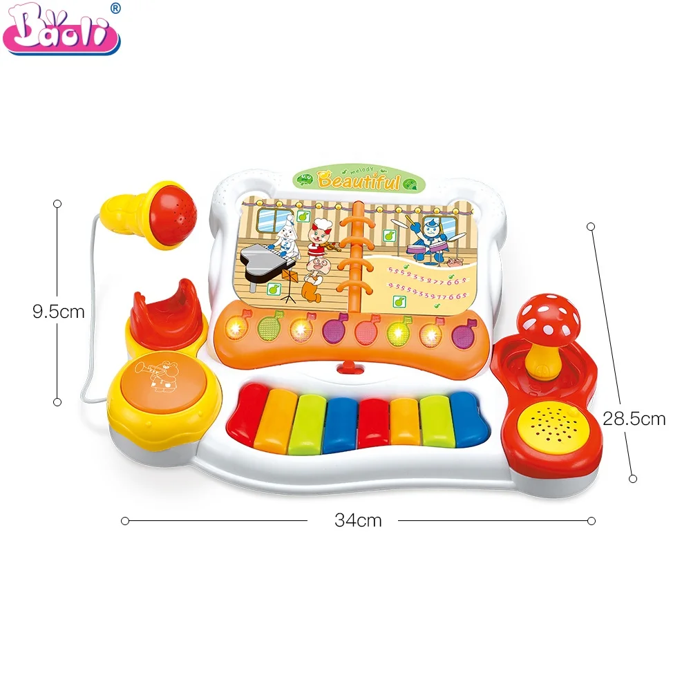 BAOLI новейшие музыкальные игрушки мультфильм пианино игрушка для ребенка