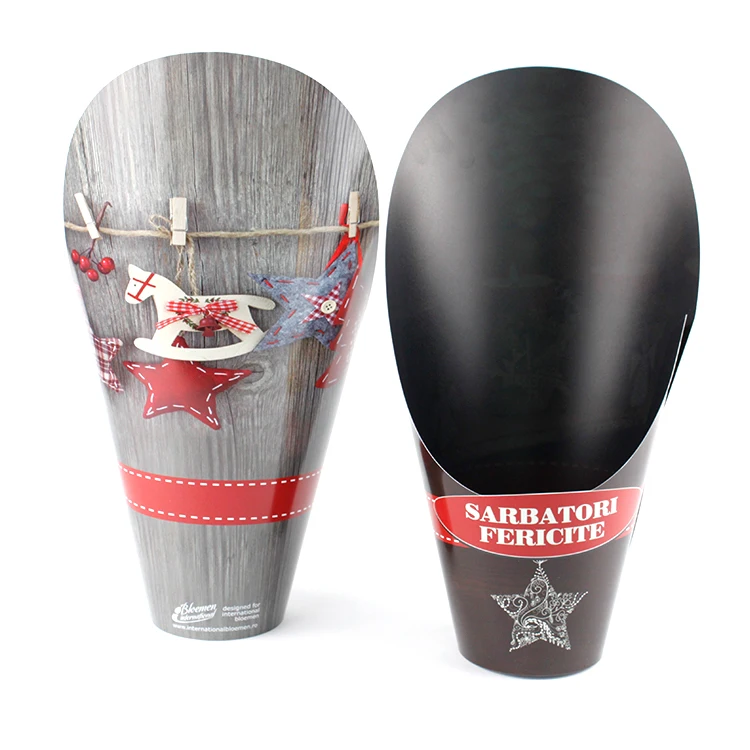 plastic Printing plant pot cover, Flower customized decorate plastic plant pot