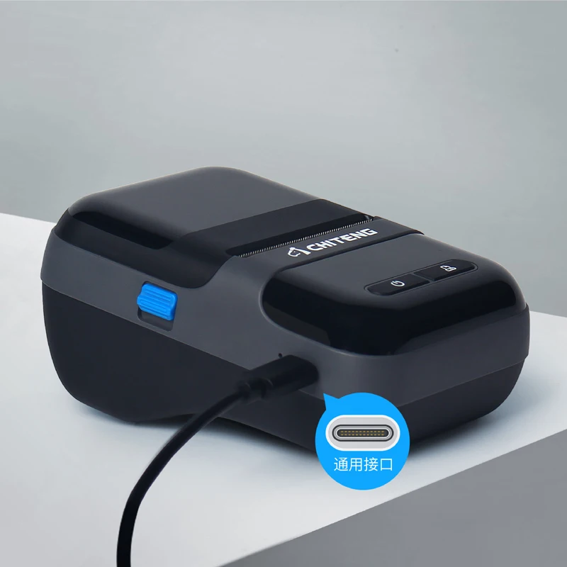Ручная портативная этикетка Phomemo 58 мм Upc Qr-код принтер для этикеток