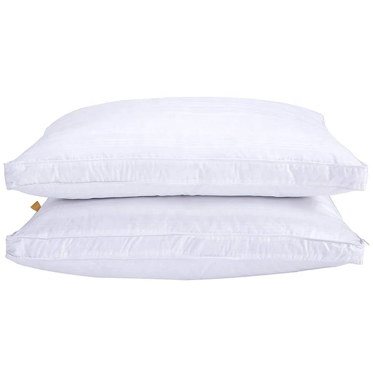 Cheap Price Five Star white Goose Down Pillow Hilton Hotel Pillow stereo pillow