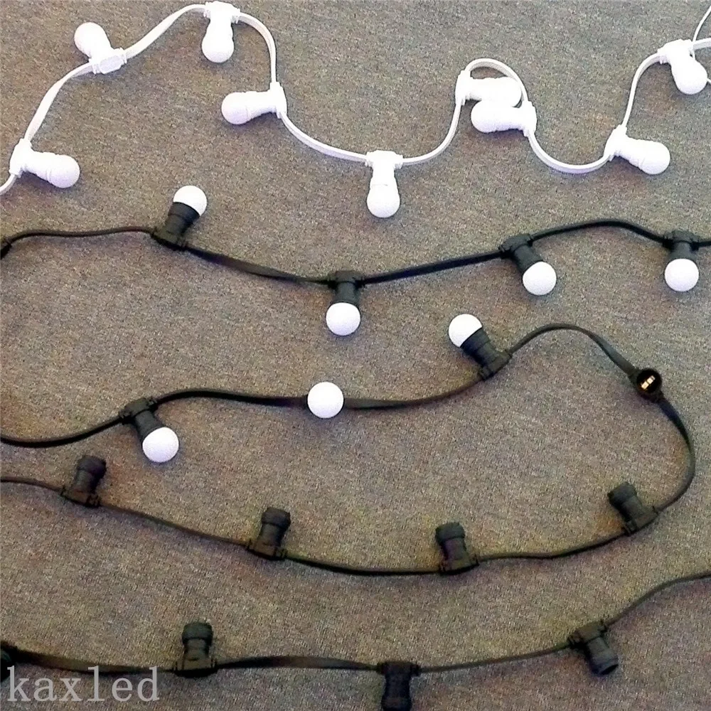 2-*0.75MM2 Copper wire PVC cable E27 B22 holders 500leds 100m waterproof IP 65 outdoor use LED belt light for holiday decoration