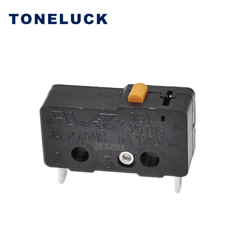 IEC 60335-1 Ed 4 NC 5A 125/ 250VAC 30VDC SPST Normally Closed Toneluck Micro Switch Snap Action Microswitch
