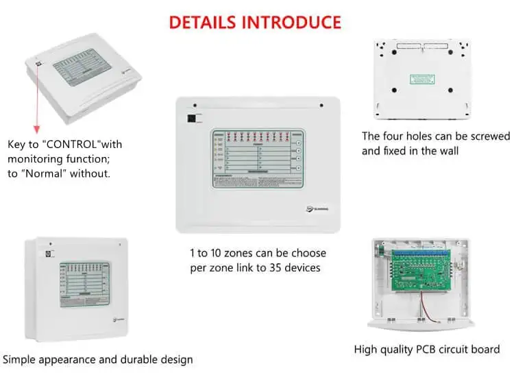 High-end Innovative Technology Series Security Fire Control Alarm Panels Available at Best Market Price