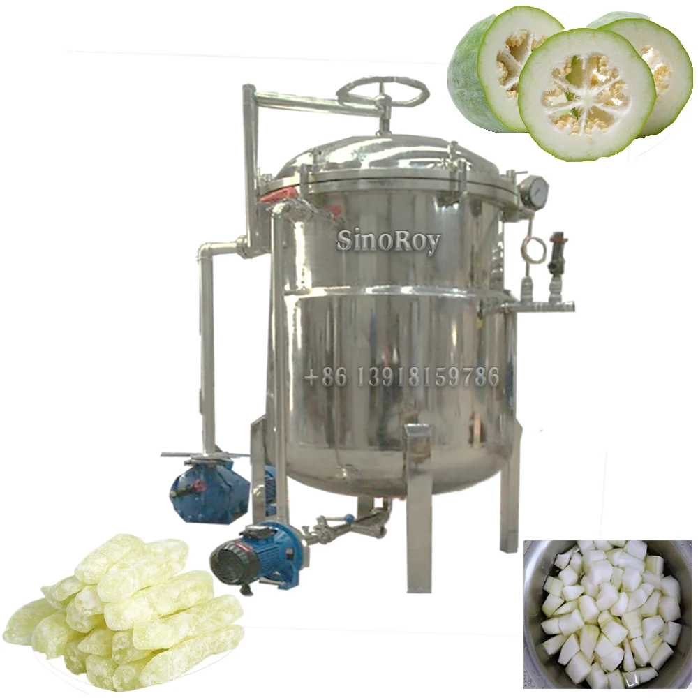 Линия по обработке восковой тыквы/завод по обработке сахара/линия по производству экстрактов восковой тыквы и машин