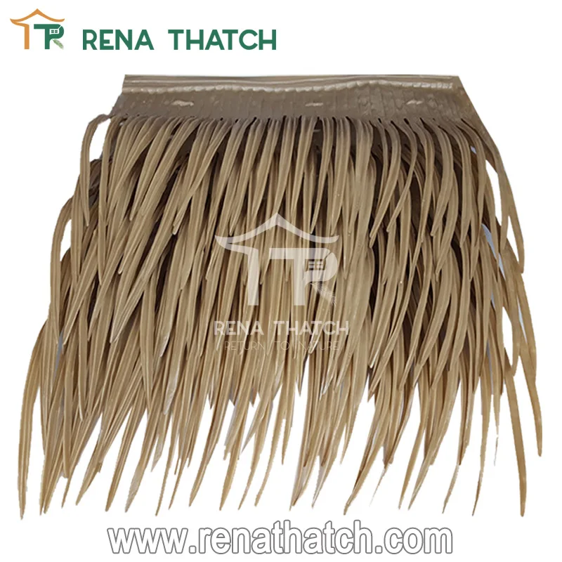 Synthetic artificial coconut tree leaf