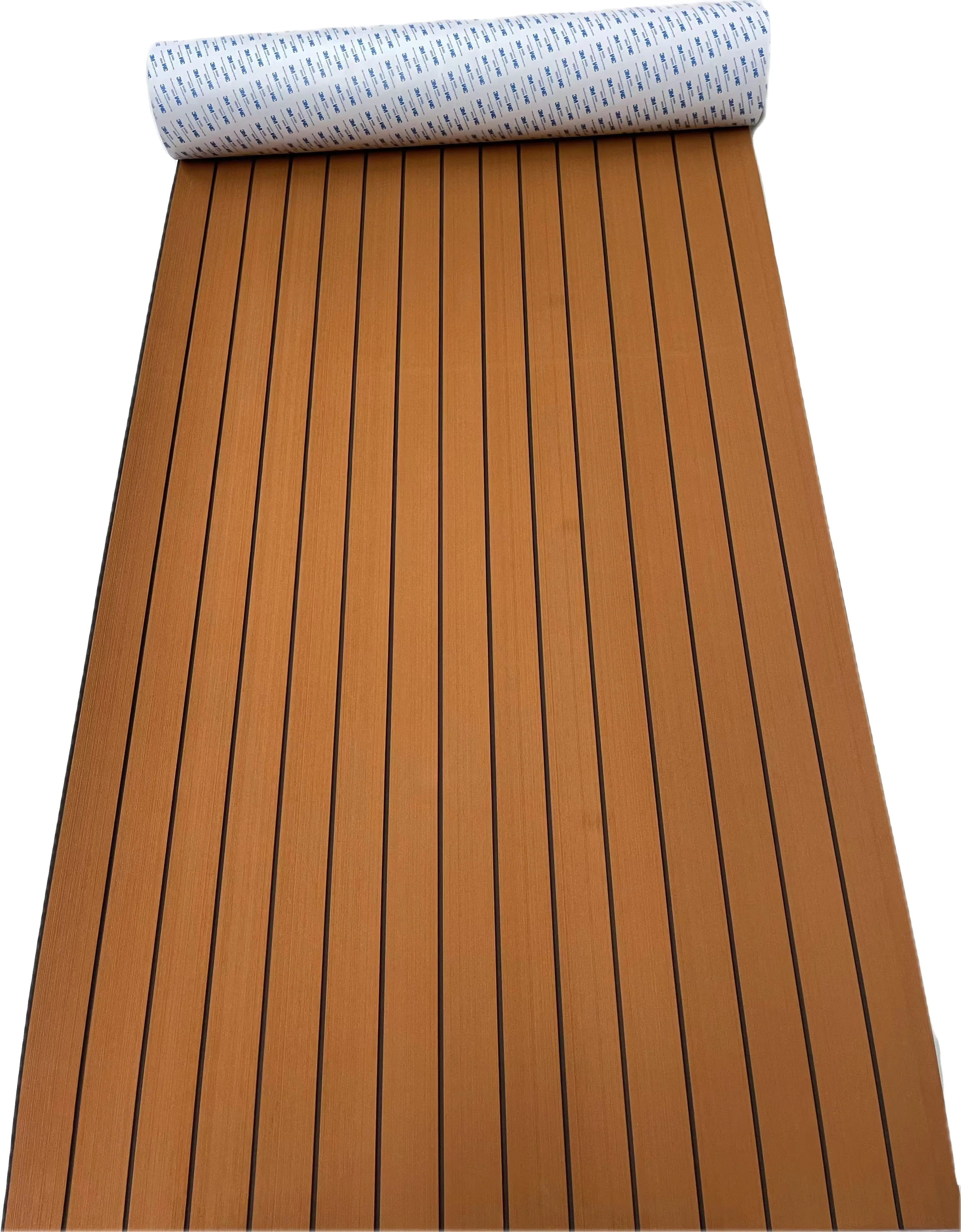 Hot Sale European Non-Slip EVA Foam Teak Decking Sheet Modern Outdoor Marine Flooring Carpet Plain Color Mats Brushed Technics