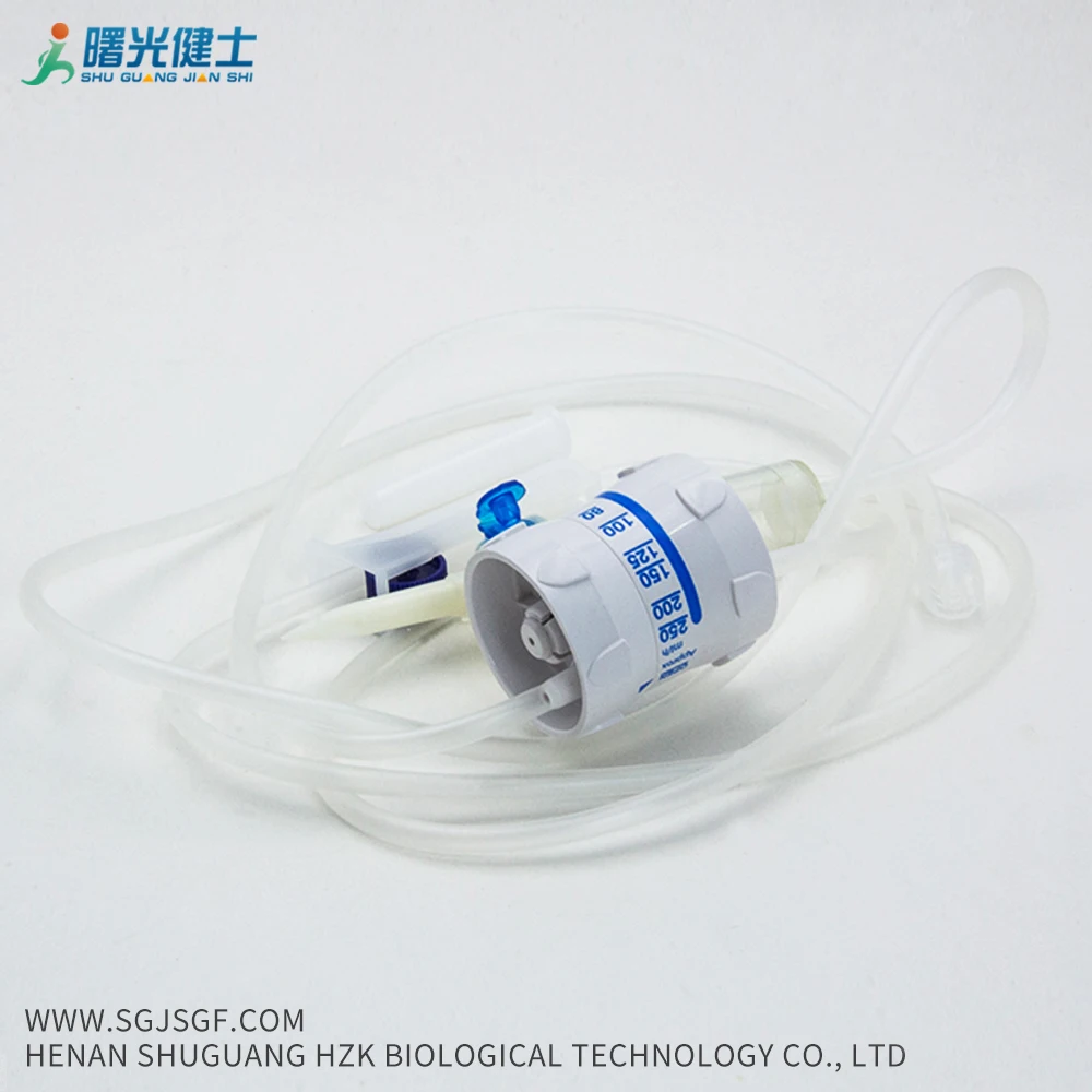 Infusion Set With Needle Y Injection Port With Precise Regulator  Flow