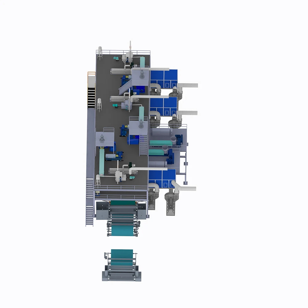 Cl Нетканая ткань машина Нетканая Ткань Складная машина Китай мелтдутый полипропилен