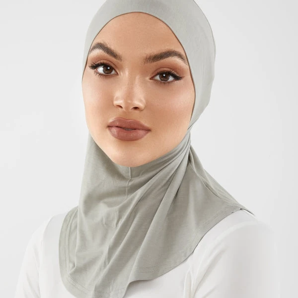 Hot Sale Popular Lila Neck Cover Malaysia Underhijab Premium Tie Back Underscarf Soft Stretchy Plain Color Jersey