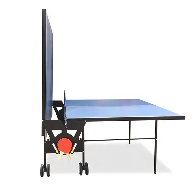 15mm MDF Thickness Board and Standard Size Table Tennis Table With Big Wheels
