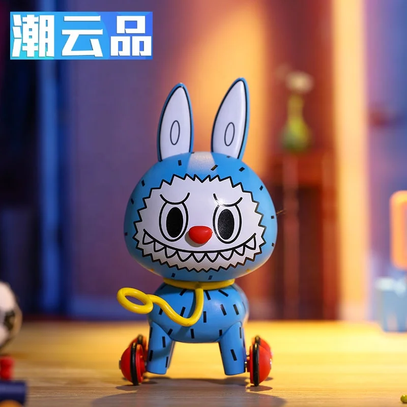 Hot Sale Pretty car ornaments LABUBU fairy toys mystery toy box POPMARTED PVC Plastic toys wholesale blind box