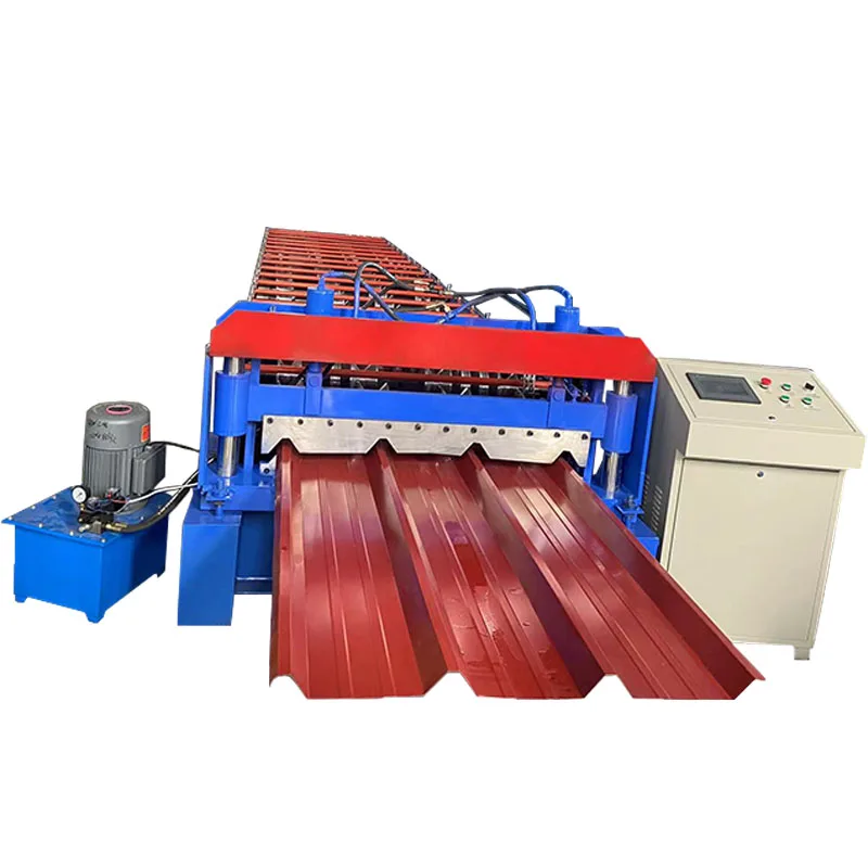 Trapezoidal Veneer Tile Pressing Machinery Equipment Roof Board Tile Forming Machine