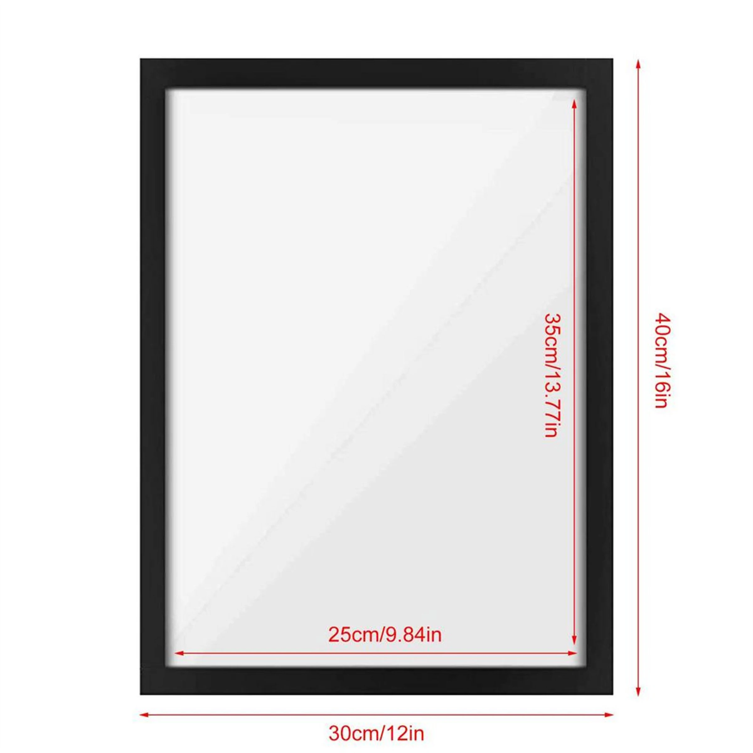 Diamond Painting Magnetic Photo Frame PVC Magnetic Self-adhesive Picture Frame for Painting Certificate Paper File Display