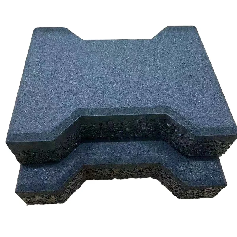 Factory Customized Anti-Slip Interlocking Outdoor Bone Rubber Flooring Tiles Pavers for Walkway/Park /Garden/Playground