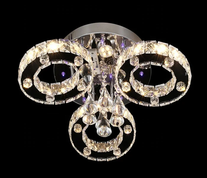 Aimi factory wholesale cheap price Best sell Modern k9 led crystal ceiling lamp chandelier lamp for indoor decoration