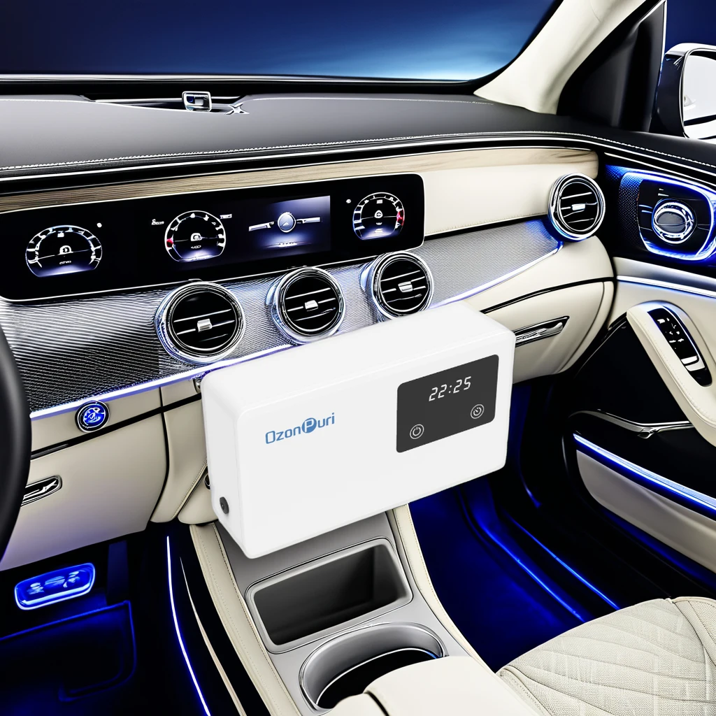 12V Electric Car Ozone Air Purifier for Household Use Car and Office Purification System