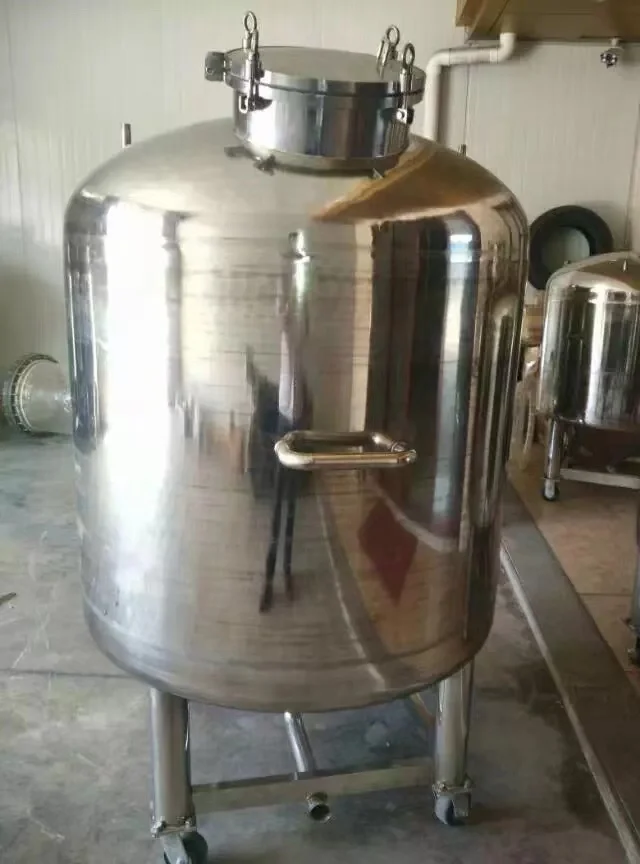 High quality sealed cosmetic storage tank, stainless steel cosmetic water liquid storage tank