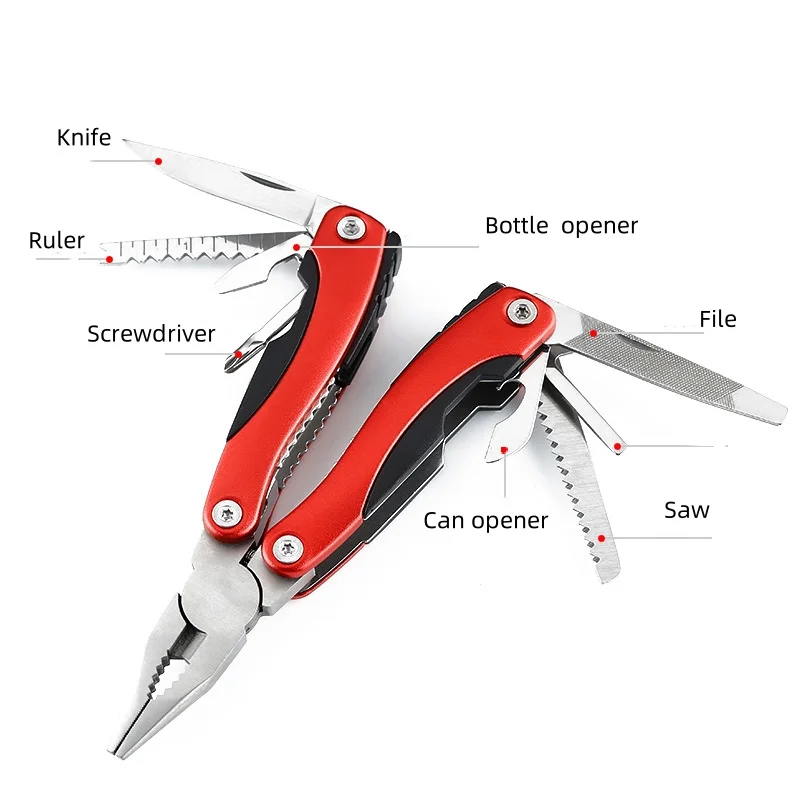 Survival outdoor Tool High quality  tactical Portable pliers multi tool Combination camping folding multifunctional pliers