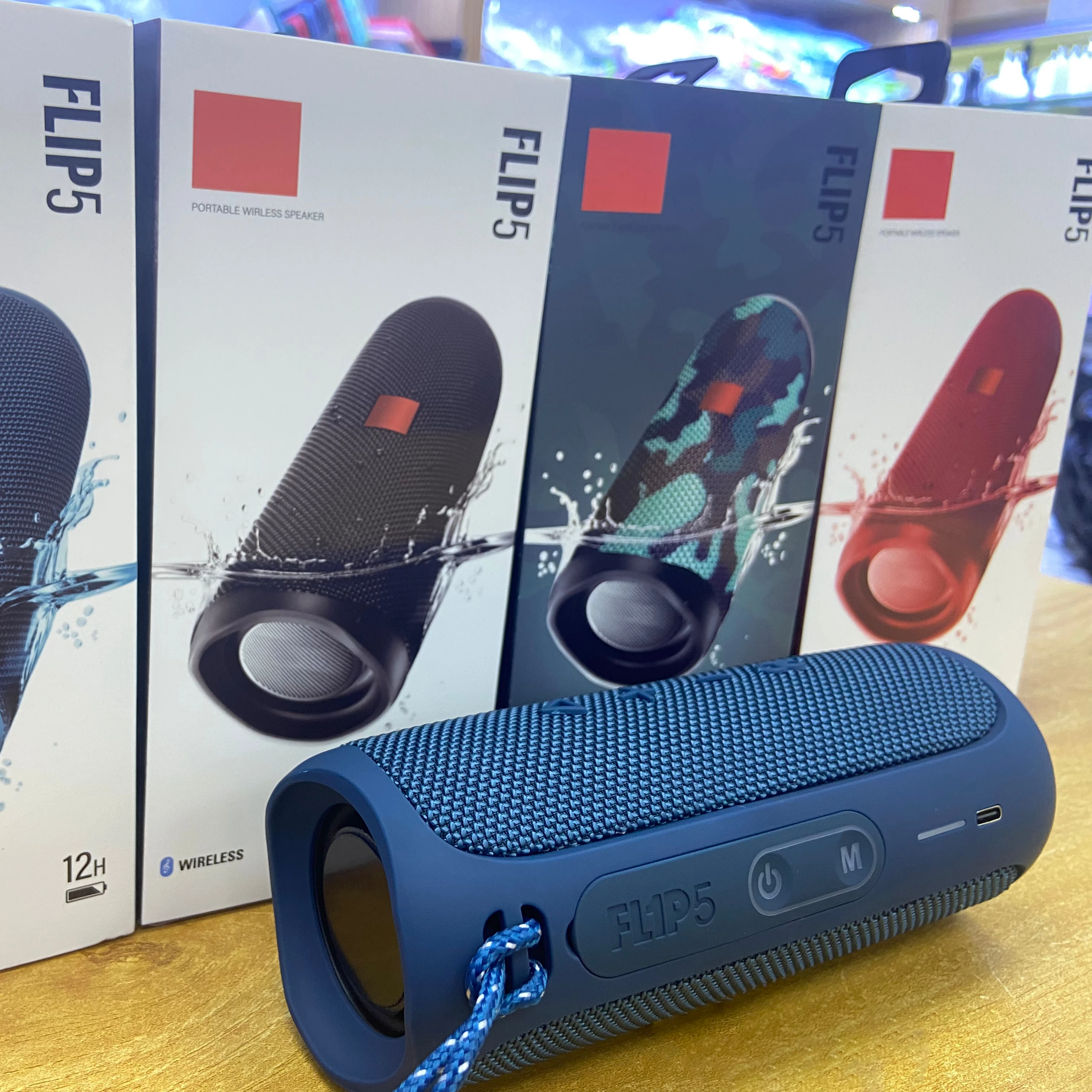 Flip 5 Original 1:1 Waterproof BT V5.0 Hifi Speaker For Jbl Speakers Super Bass Wireless Outdoor Speakers For Jbl