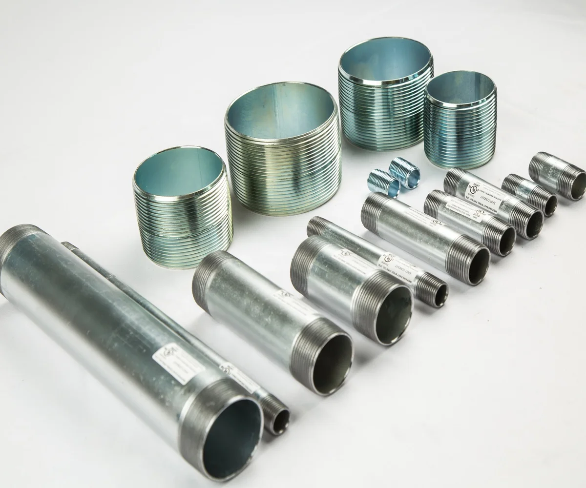 hot dipped galvanized pipe nipple IMC conduit