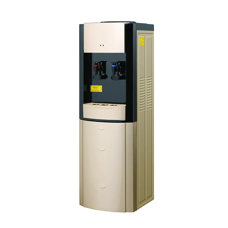 OEM accept custom designs and colors standing hot and cold vertical water dispenser with storage cabinet