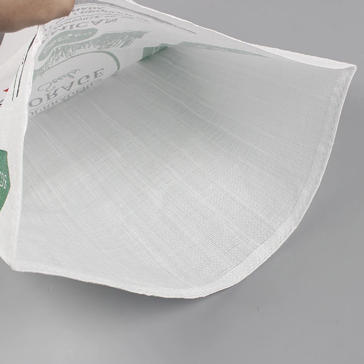 Custom plastic packaging polypropylene pp woven sacks for corn cereal grain feed fish 25kg 50 kg