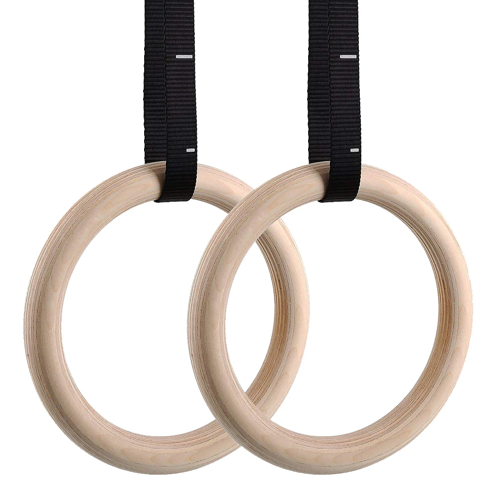 Wholesale Cross Training Wooden Gym Gymnastic Rings