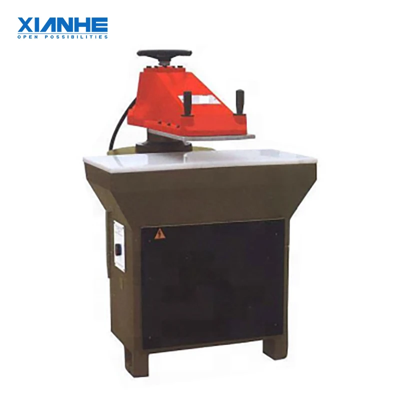 China shoe making machine swing beam press cutting machine