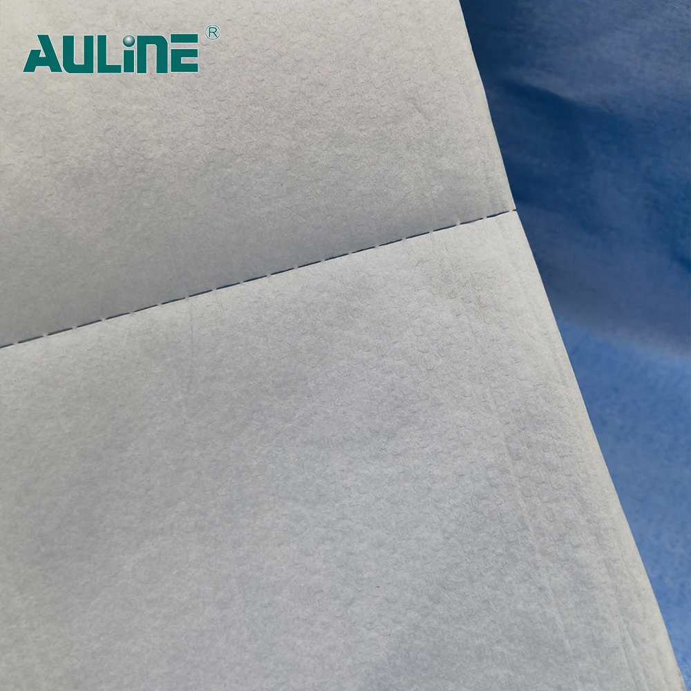 Custom Multi-Purpose Heavy Industrial Cleaning Cloth Blue Roll Industrial Dry Cleaning Wipes