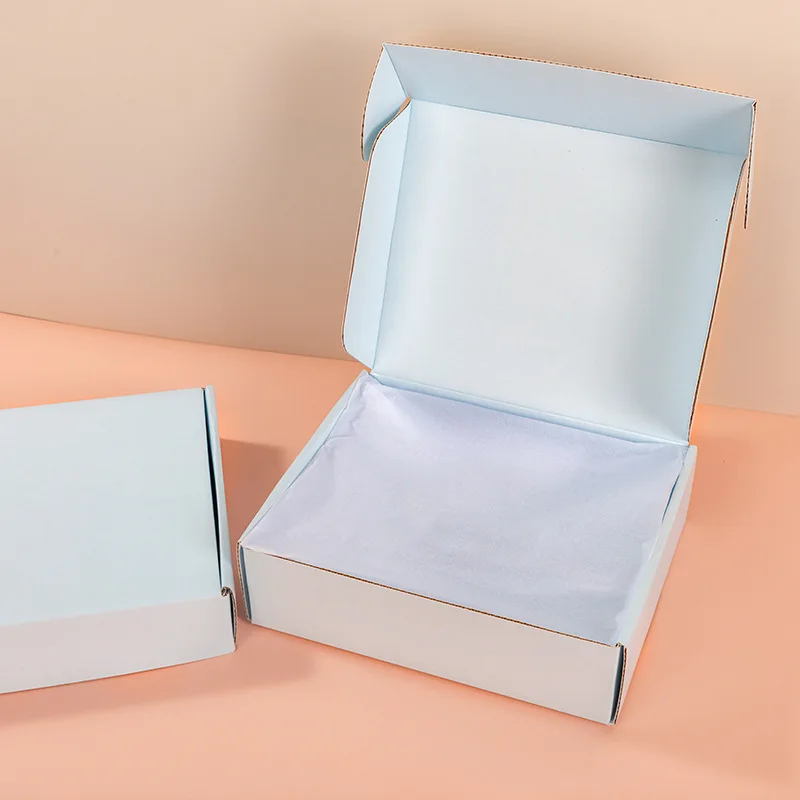 New Custom Printing Logo Eco Friendly Kraft Paper Folding Mailer Box Airplane Corrugated Cardboard Mailing Packaging Box
