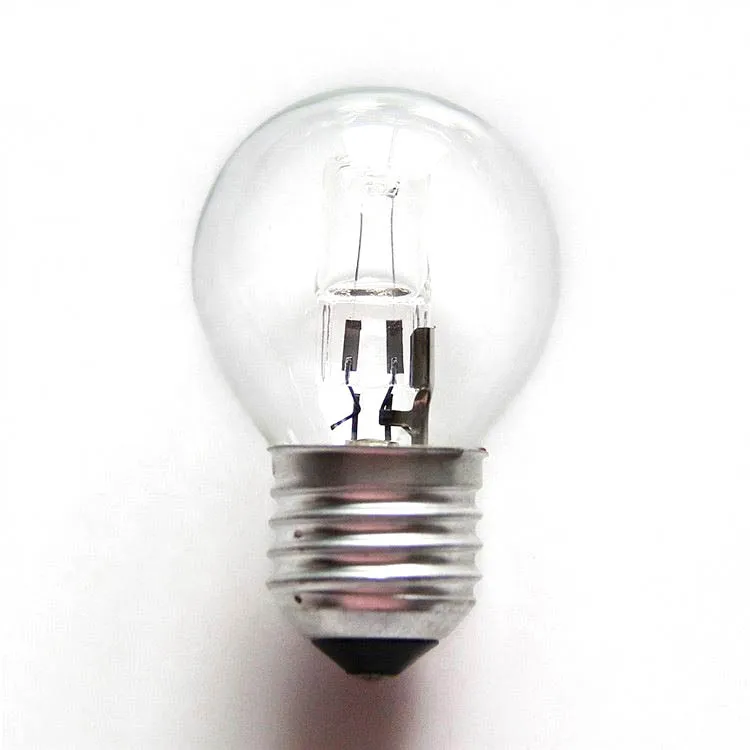 G45 110V 220V 28W clear halogen saver incandescent lamp bulb lighting