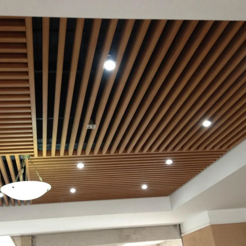 Aluminum Baffle Ceiling Panel U Baffle Aluminum Suspended Ceiling Decorative Aluminum Metal Ceiling